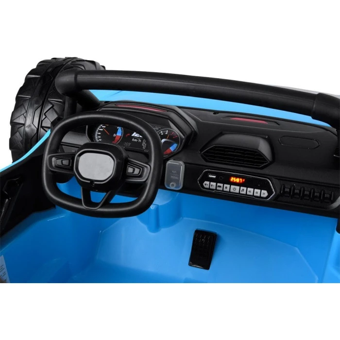 Дитяча акумуляторна машинка Buggy Racing 5 синя