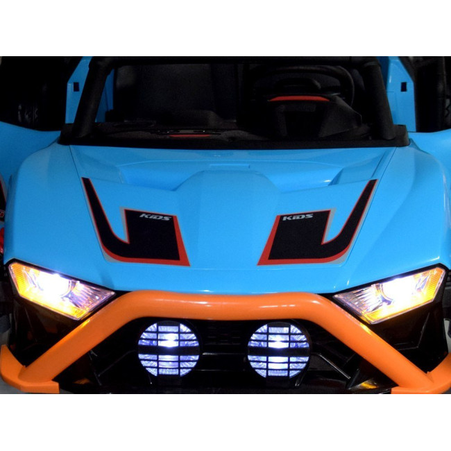 Детская аккумуляторная машинка Buggy Racing 5 синяя