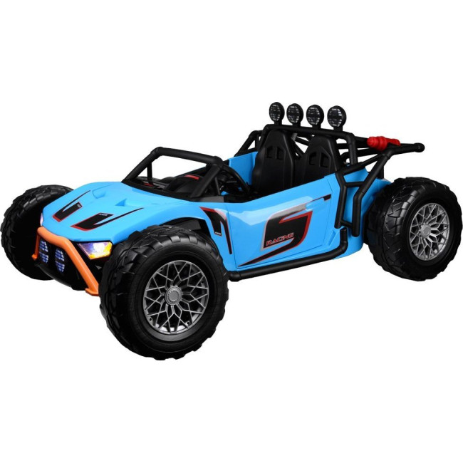 Детская аккумуляторная машинка Buggy Racing 5 синяя