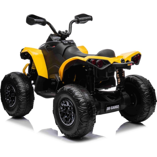 Детский аккумуляторный квадроцикл Maverick Quad Желтый