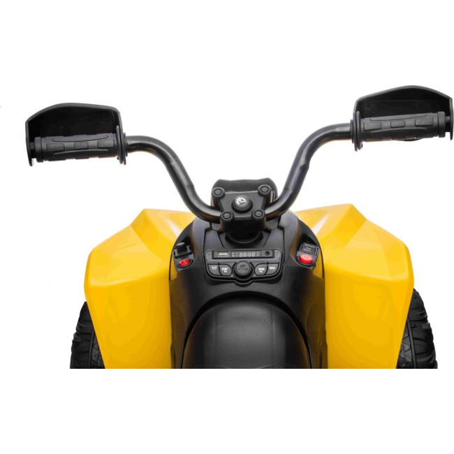 Детский аккумуляторный квадроцикл Maverick Quad Желтый