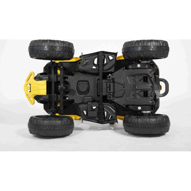Детский аккумуляторный квадроцикл Maverick Quad Желтый