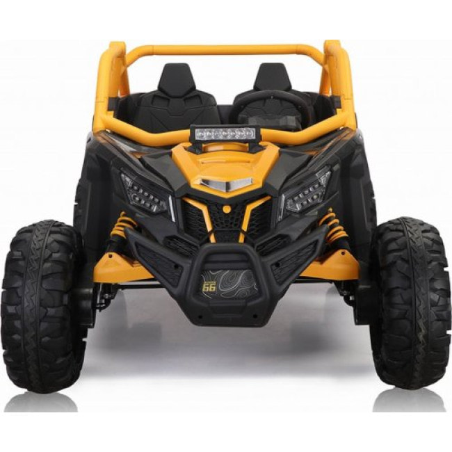 Дитяча акумуляторна машинка Баггі SR SUPER 66 Жовта