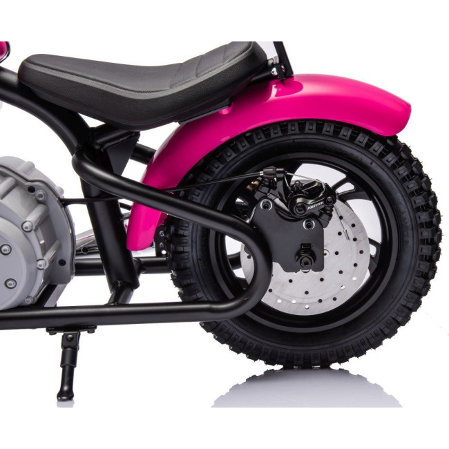Детский аккумуляторный мотоцикл SPEED Power Розовый