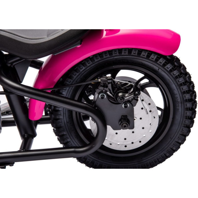 Детский аккумуляторный мотоцикл SPEED Power Розовый