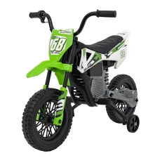 Детский аккумуляторный мотоцикл PANTONE 361C Зеленый