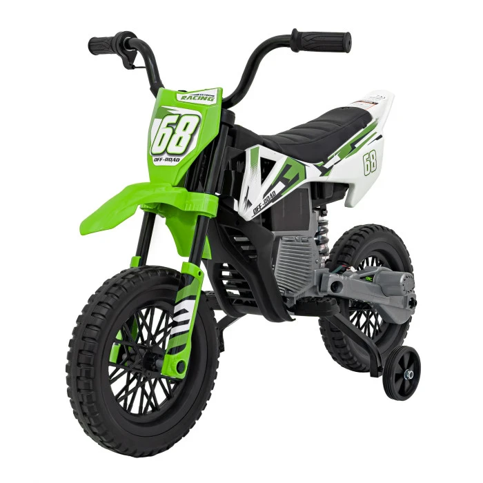 Детский аккумуляторный мотоцикл PANTONE 361C Зеленый