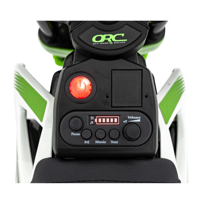 Детский аккумуляторный мотоцикл PANTONE 361C Зеленый