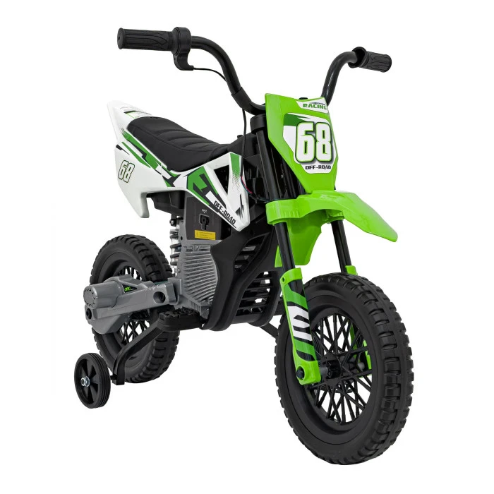 Детский аккумуляторный мотоцикл PANTONE 361C Зеленый
