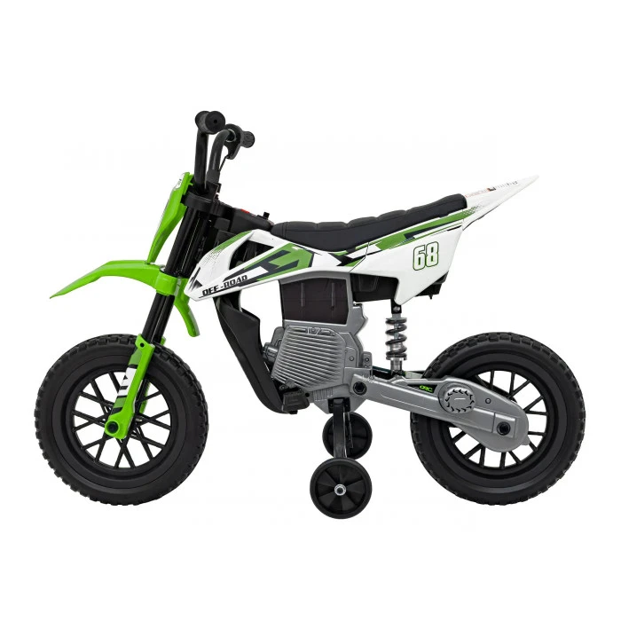 Детский аккумуляторный мотоцикл PANTONE 361C Зеленый