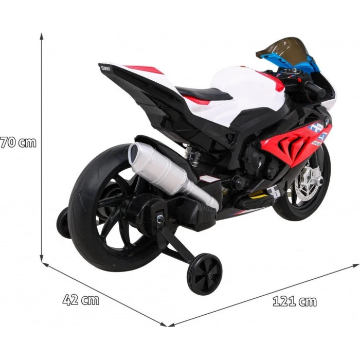 Дитячий акумуляторний мотоцикл BMW HP4 Червоний