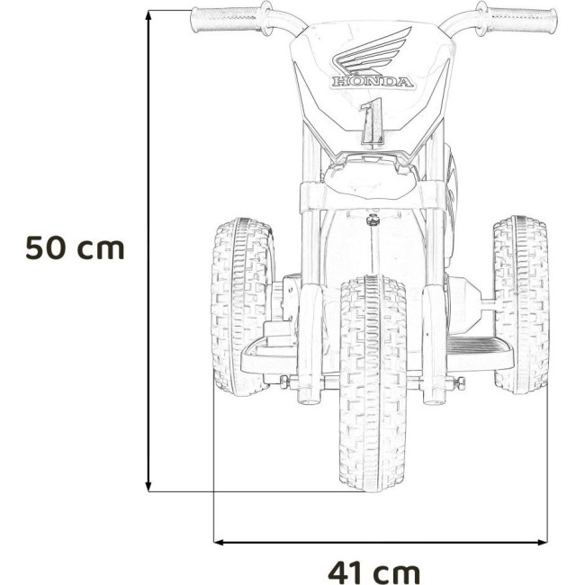 Детский аккумуляторный мотоцикл Honda CRF 450R