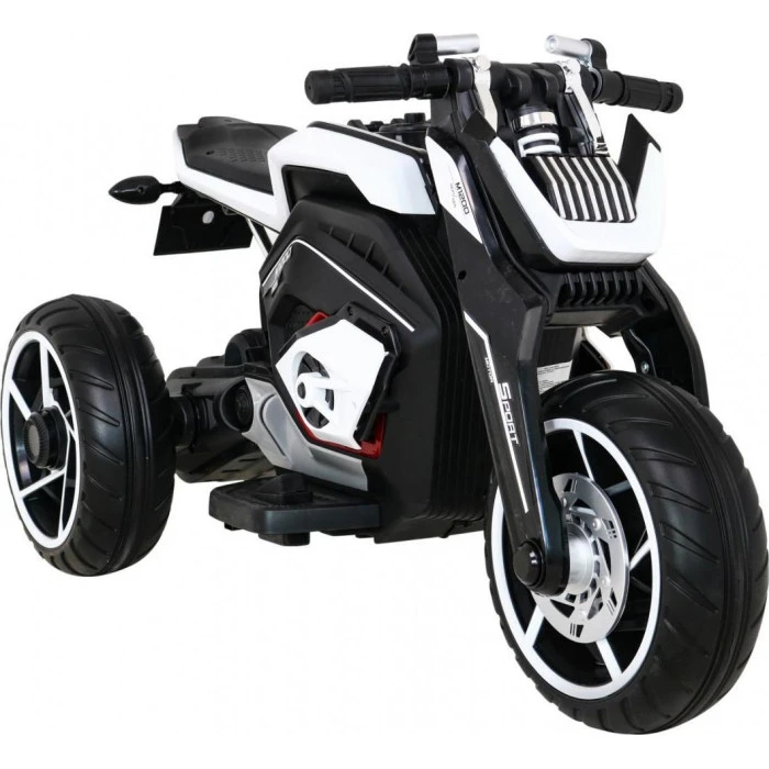 Дитячий акумуляторний мотоцикл Майбутнє Білий