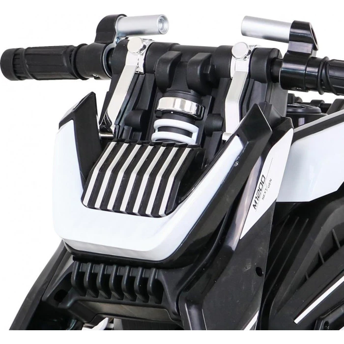 Дитячий акумуляторний мотоцикл Майбутнє Білий