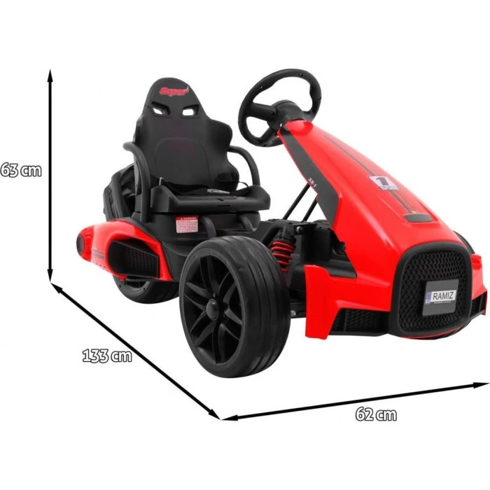 Детский аккумуляторный картинг Bolid XR-1 Красный