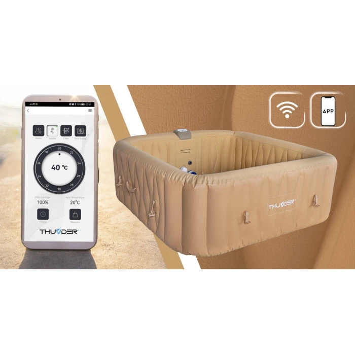 Джакузи-SPA надувное Thunder FRAPPE 6-местное