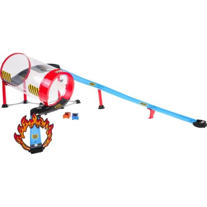 Детская гоночная трасса с бочкой для детей 3+