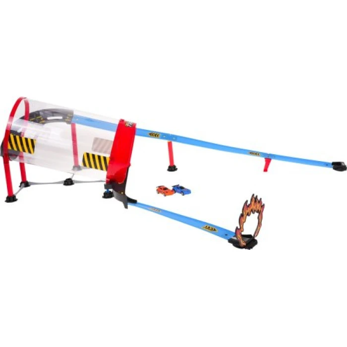 Детская гоночная трасса с бочкой для детей 3+