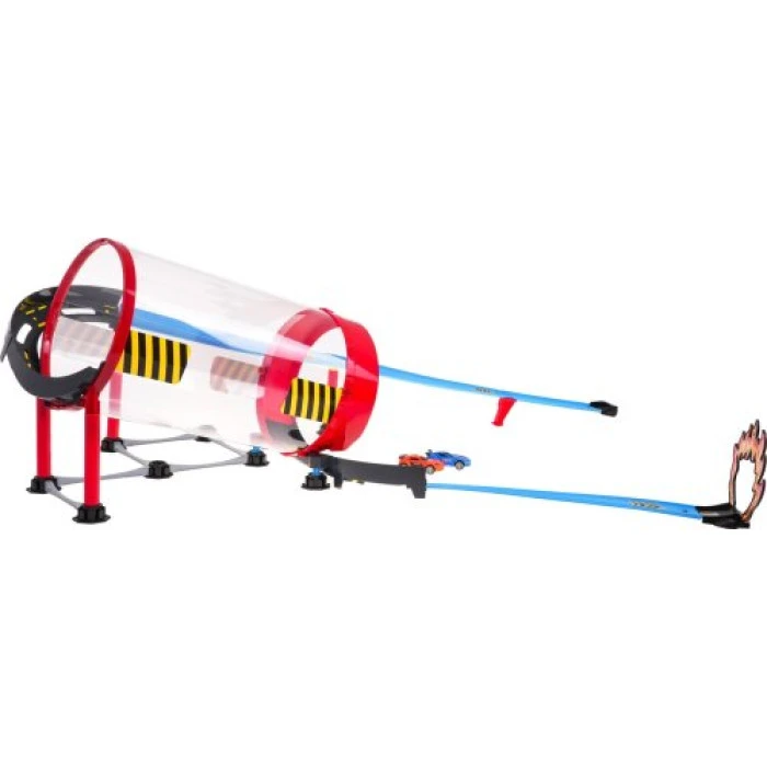 Детская гоночная трасса с бочкой для детей 3+