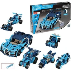 Набір з 6 трюкових машин + відкатний привід Технічні блоки CaDA 509 ел