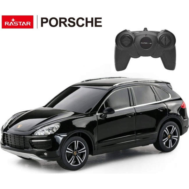 Машинка на радиоуправлении 1:24 Porsche Cayenne Turbo Black RASTAR