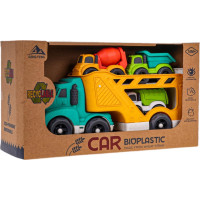 Детский игрушечный набор ECO Vehicles Эвакуатор + Машины ZAU.933-452M