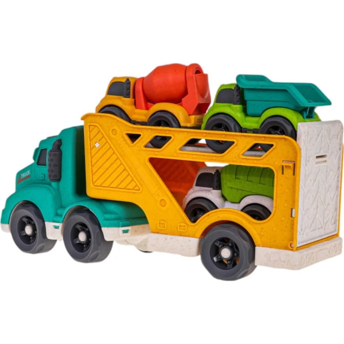 Детский игрушечный набор ECO Vehicles Эвакуатор + Машины ZAU.933-452M