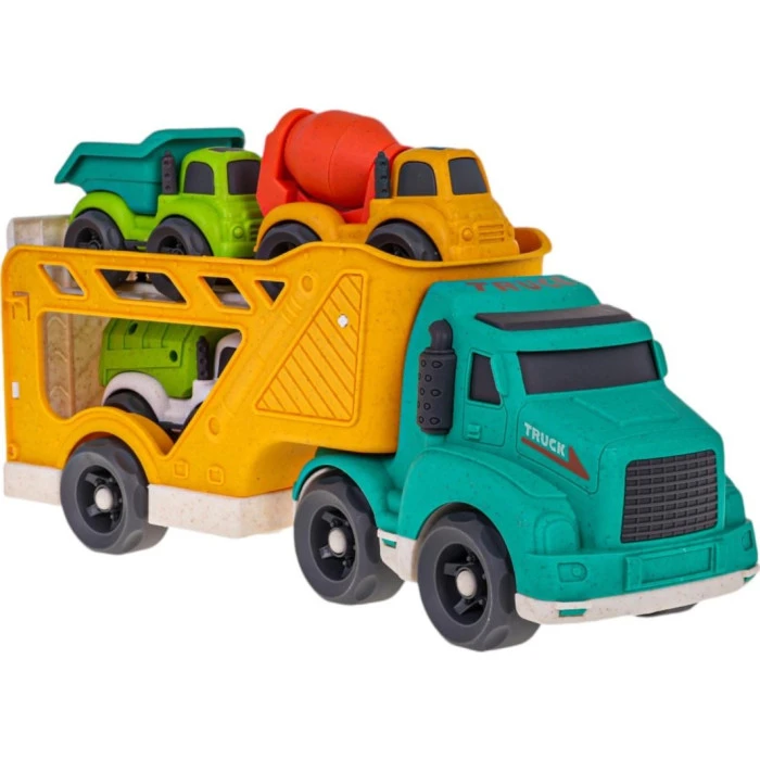 Детский игрушечный набор ECO Vehicles Эвакуатор + Машины ZAU.933-452M