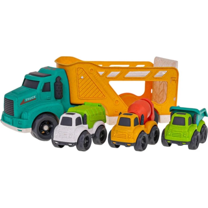 Детский игрушечный набор ECO Vehicles Эвакуатор + Машины ZAU.933-452M