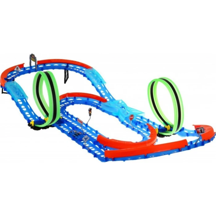 Детская гоночная трасса для детей 3+ флуоресцентная