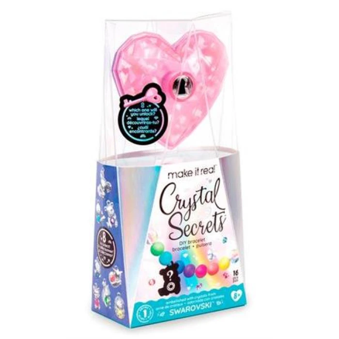 Набор для создания шарм-браслетов Make it Real Хрустальный секрет 16 эл. (MR1711)