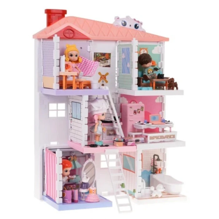 Детский кукольный домик + аксессуары ZDZ.WS8971