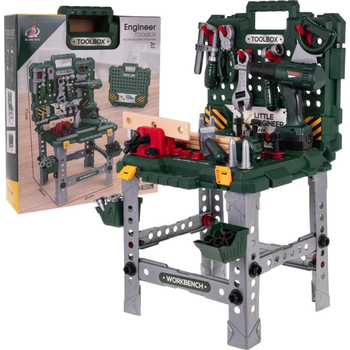 Дитячий набір інструментів 2в1 RAMIZ DIY, на стійці