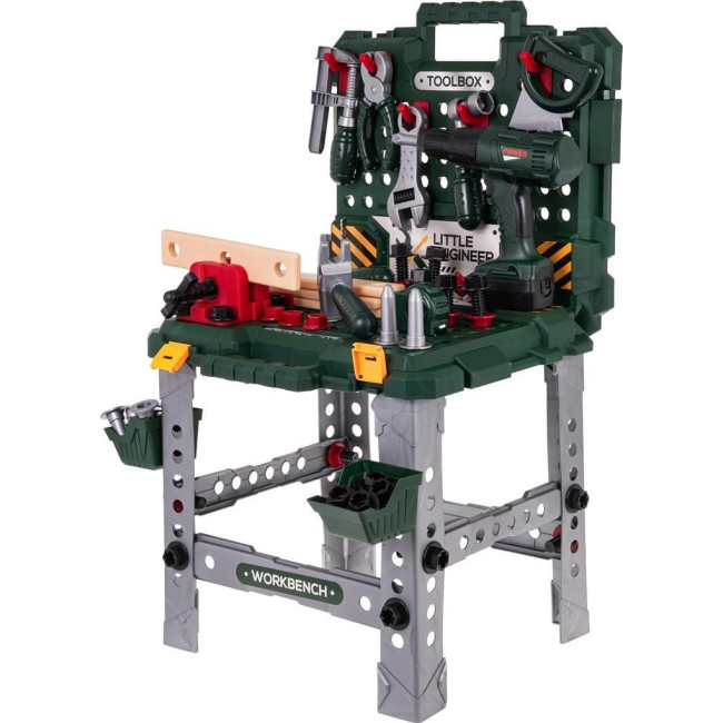 Детский набор инструментов 2в1 RAMIZ DIY, на стойке