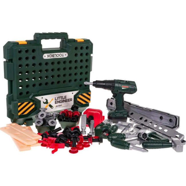 Детский набор инструментов 2в1 RAMIZ DIY, на стойке