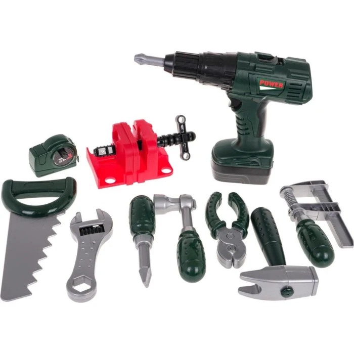 Дитячий набір інструментів 2в1 RAMIZ DIY, на стійці