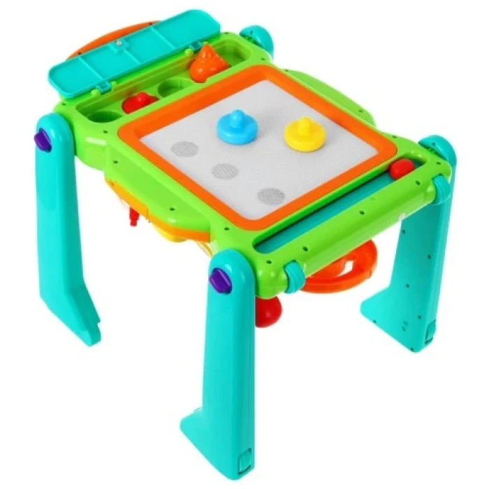 Интерактивная катанка 4 в 1 для детей 9-18 месяцев + Коляска + Стол + Сенсорная доска + Путеводитель