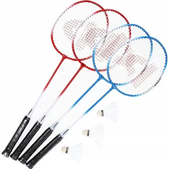 Набор для бадминтона DONNAY 9 эл, красно-голубой