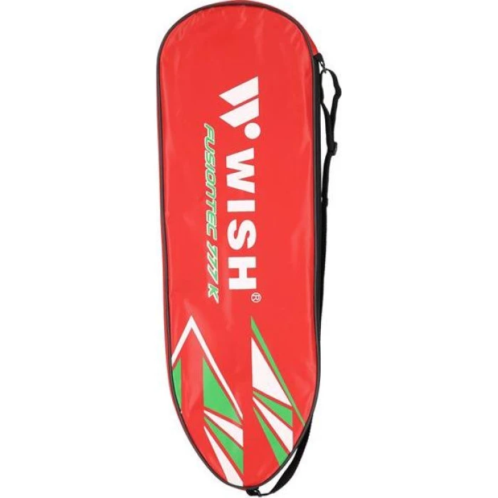 Ракетки для бадминтона WISH FUSIONTEC 777K, желто-красные.