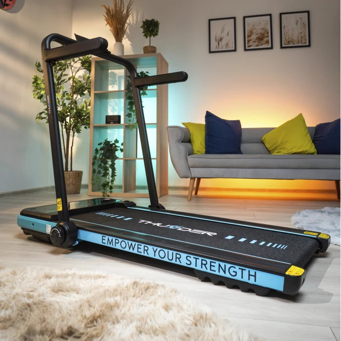 Беговая электрическая дорожка THUNDER IMPACT-BLUE