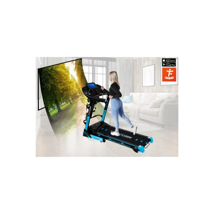 Беговая дорожка электрическая THUNDER REACT-DS-BLACK