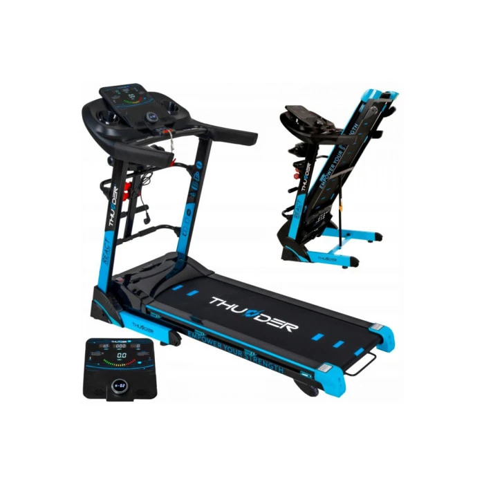 Беговая дорожка электрическая THUNDER REACT-DS-BLACK