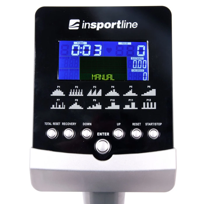 Веслувальний тренажер електричний inSPORTline RW60 сірий