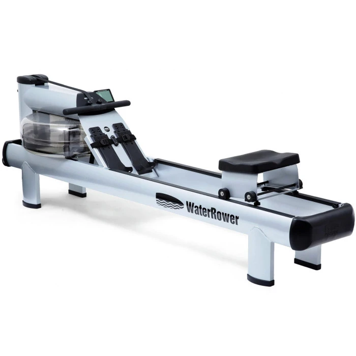 Гребной водный тренажер WaterRower M1 HiRise S4 Aluminum серый
