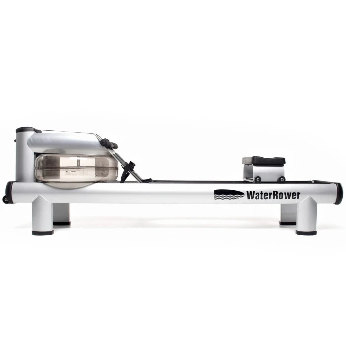 Гребной водный тренажер WaterRower M1 HiRise S4 Aluminum серый