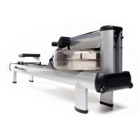 Гребной водный тренажер WaterRower M1 HiRise S4 Aluminum серый