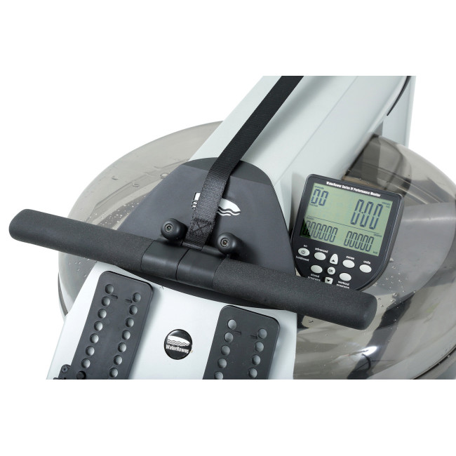 Гребной водный тренажер WaterRower M1 HiRise S4 Aluminum серый