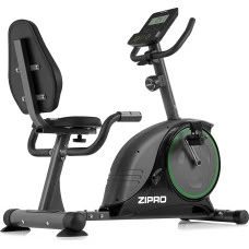 Велотренажер горизонтальный магнитный Zipro Easy черно-серый