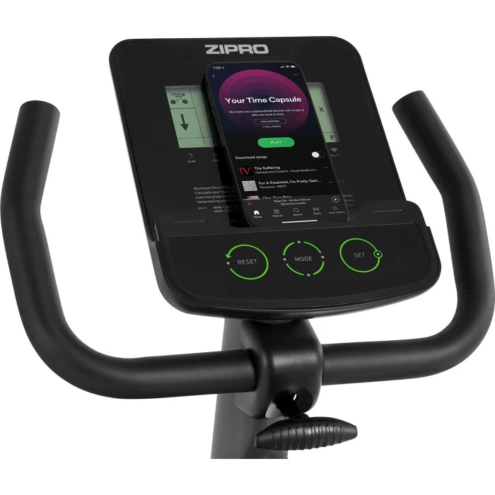 Велотренажер горизонтальный магнитный Zipro Easy черно-серый