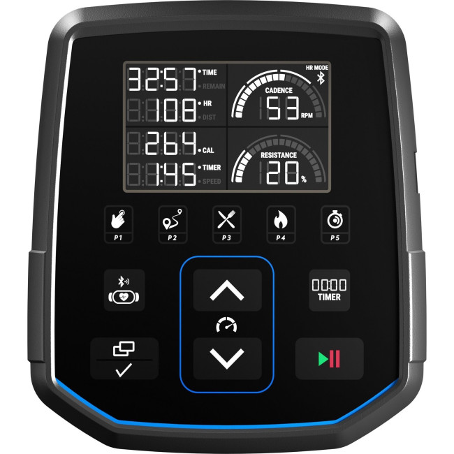 Велотренажер Horizon Fitness Indoor Cycle 7.0 IC-22 чорно-синій